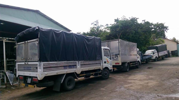 Cho thuê xe tải chở hàng 2,5t thùng dài 4m3
